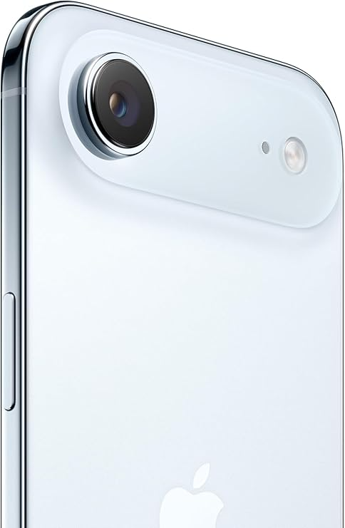 iPhone 17 Air (بمساحة 512 جيجابايت) الهاتف الأنحف من أبل على الإطلاق (5.6 مم)، ويتميز بتصميم خفيف الوزن (165 جرام) وشاشة 6.5 بوصة LTPO OLED. يعمل بمعالج A19 Pro المتطور، مع كاميرا رئيسية 48 ميجابكسل،