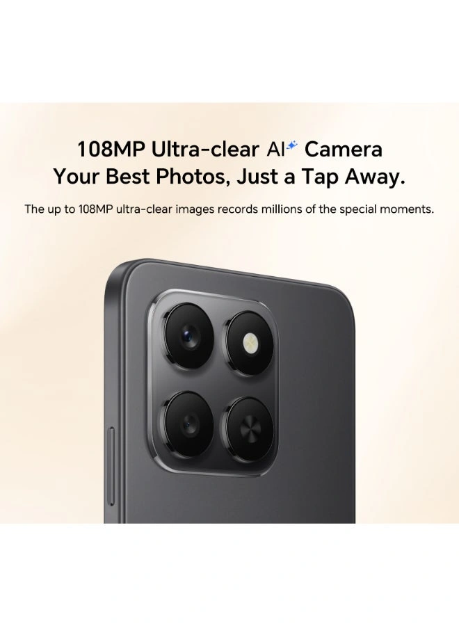 موبايل ذكي هونر X7d شبكة الجيل الخامس 5G بذاكرة رام 8GB وذاكرة ROM 256GB بشريحتين وبطارية