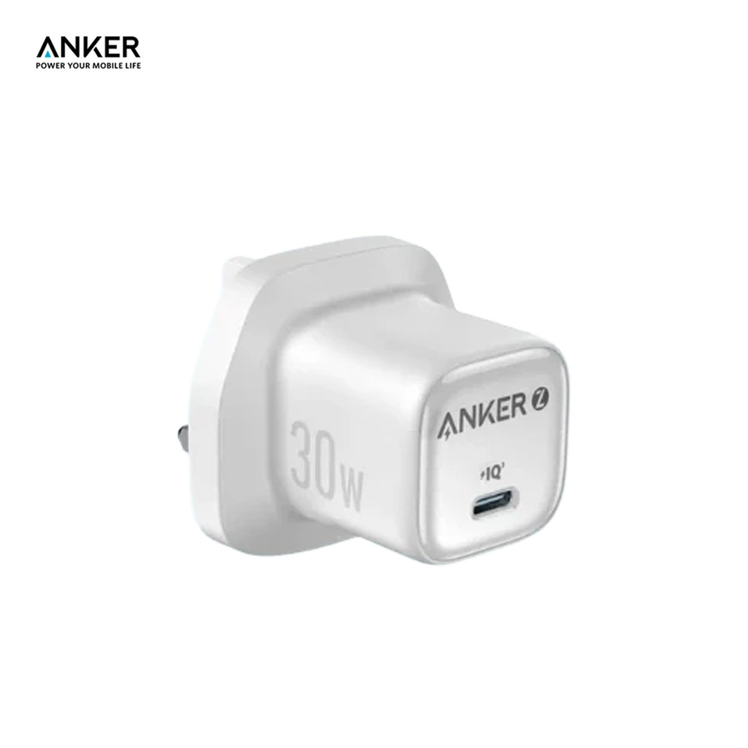 شاحن جدار من انكر USB C بقوة 30 واط، شاحن Zolo المدمج بتقنية GaN