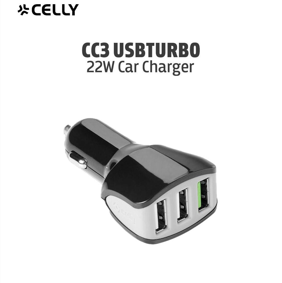 سيلي شاحن سيارة  cc3 USB توربو 22 وات