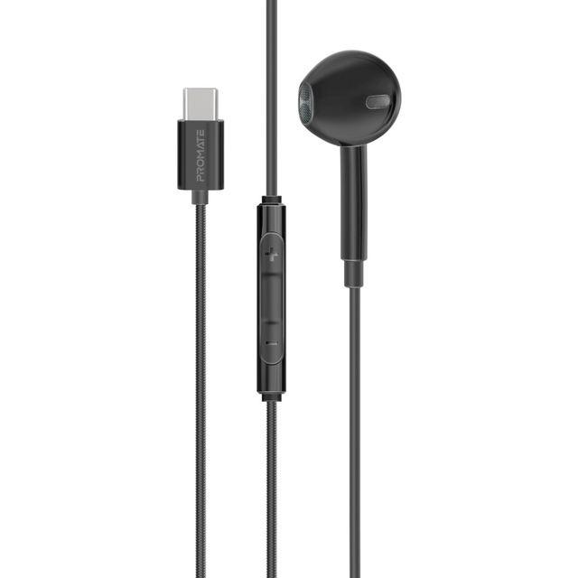 سماعة أذن أحادية سلكية ديناميكية مع موصل USB-C