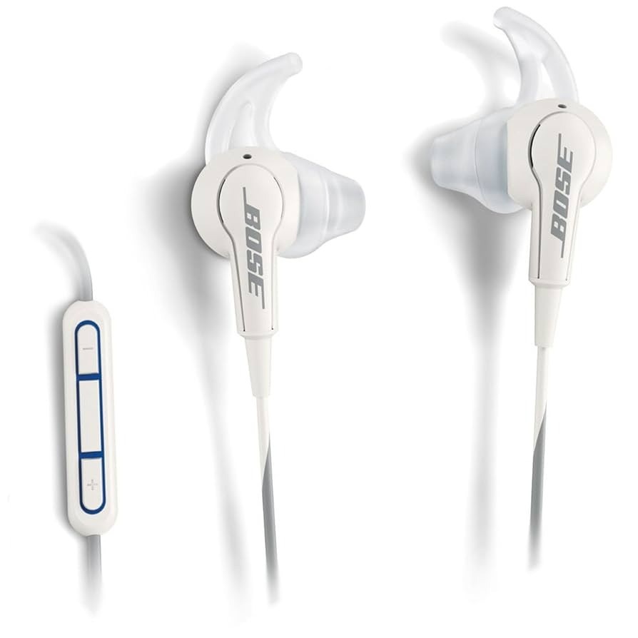 سماعة الأذن السلكية ساوند سبورت من بوس لأجهزة الأندرويد –ابيض