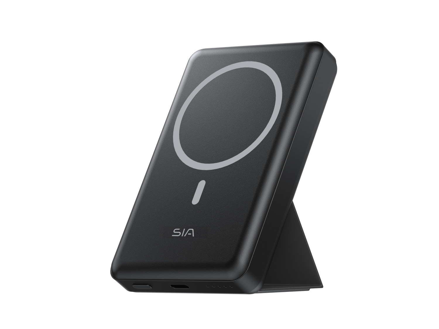 SIA PB2001 10000 مللي أمبير لاسلكي مع حامل 38.5 واط/ساعة اسود