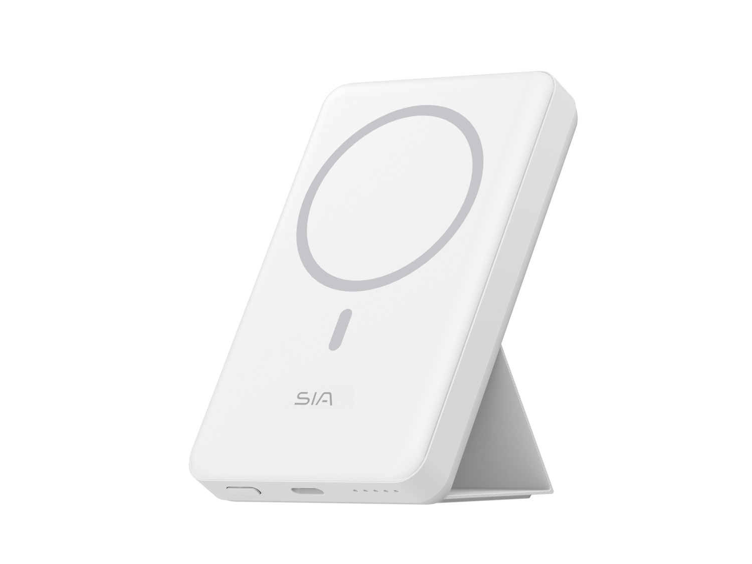 SIA PB2001 10000 مللي أمبير لاسلكي مع حامل 38.5 واط/ساعة أبيض
