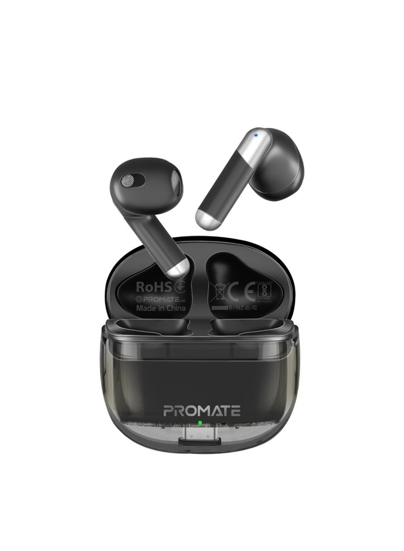 سماعات أذن شفافة عالية الدقة بتقنية TWS مع IntelliTouch